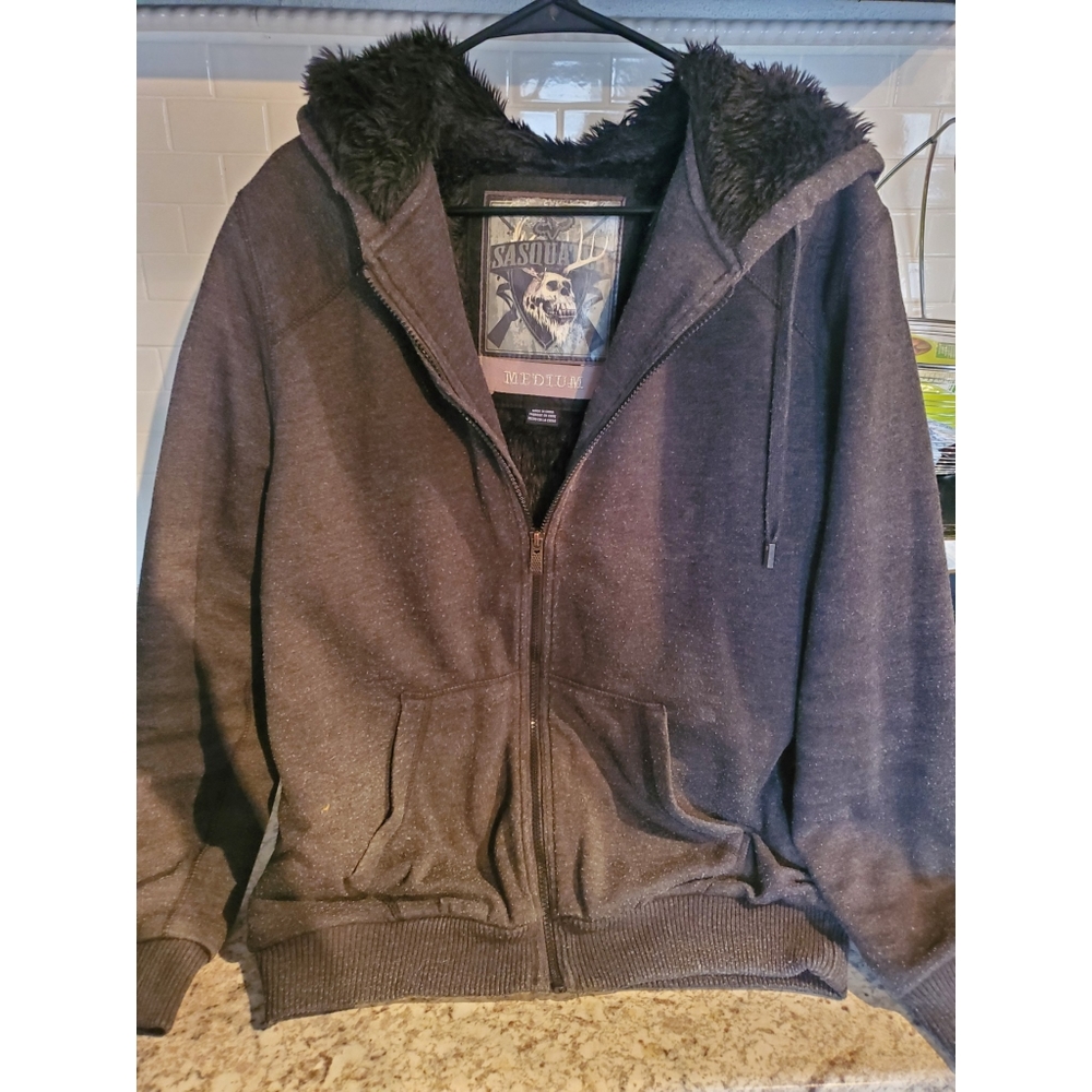 Fox Sasquatch mens hoodie jacket